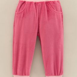 Little Kangaroos Full Length Solid Lounge Pant - Pink-picture-6