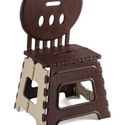Portable Non-Slip Folding Chair - Brown-image-35