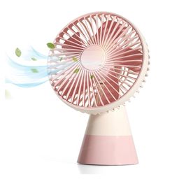 Bunie Rechargeable Portable Desktop FanPink-3