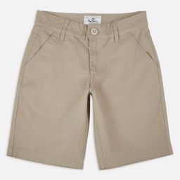 Pepe Jeans Cotton Woven Above Knee Length Solid Coloured Shorts - Beige-image-72
