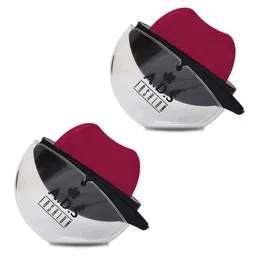 A.D.S Set Of 2 Lip Shape Apple Design Long Lasting Lipstick - 10 gm Each - Maroon - 06-13