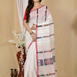 DipDiya Woven Design Taant Saree-image-9