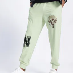 Kook N Keech Men Knit City Vibes Printed Joggers-image-14