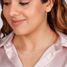 GIVA Summer Collection 92.5 Sterling Silver Twisted Treasure Chain Women-image-30