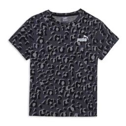 Puma Kids ANIMAL Black Cotton Printed T-Shirt-picture-6