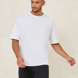 Styli White Relaxed Fit Printed Oversized Crew T-Shirt-image-34