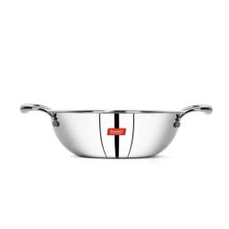 Sumeet Silver Stainless Steel Kadhai 2.5Ltr-30