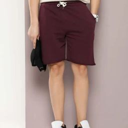 Dillinger Maroon Regular Fit Shorts-image-38
