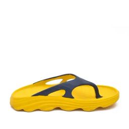 Doubleu Men's Yellow & Blue Flip-Flop-image-31