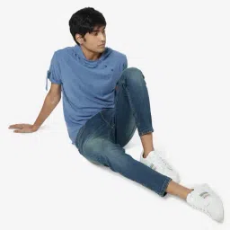 Nuon by Westside Blue Rodeo Carrot Fit Nuo Flex Jeans-image-3