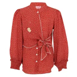 Cutecumber Kids Red PrintedTop-image-89