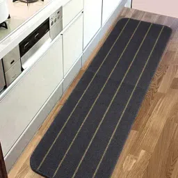 Saral Home Dark Grey Anti Slip Kitchen Runner - Set of 1-20