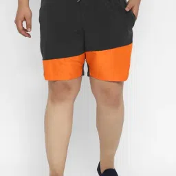 Yuuki Grey Mid Rise Plus Size Shorts-picture-35