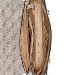 GUESS Printed PU Structured Shoulder Bag with Quilted image 3
