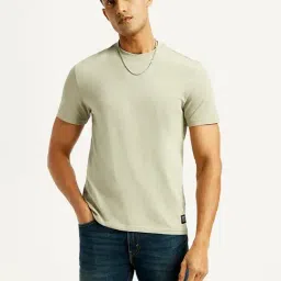 Levi's Beige Cotton Slim Fit T-Shirt-picture-30