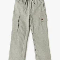 GAP Boys Grey Cotton Solid Cargo Trousers-image-33