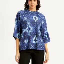 Levi's Blue Loose Fit Printed Top-picture-12