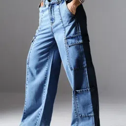 Miss Chase Blue Stripes Jeans-picture-17