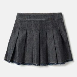 United Colors of Benetton Kids Grey Cotton Regular Fit Skirt-picture-28