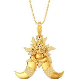 Joyalukkas 22k Yellow Gold Divine Power Ganesha Pendant-image-6