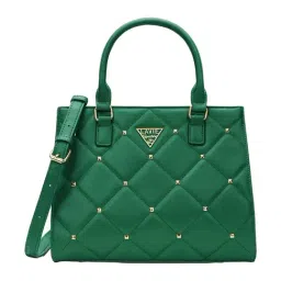 LAVIE Signature Green Quilted Satchel Handbag-picture-35