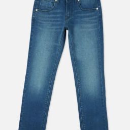 Pepe Jeans Kids Blue Solid Jeans-image-95