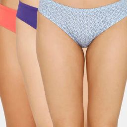 Zivame Assorted Printed Bikini Panty  - Pack of 3-image-16
