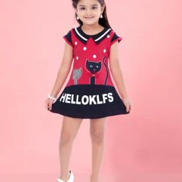 Aarika Kids Girls Rani Color Cotton Blend Middi-image-70