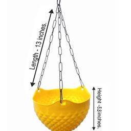 go hooked Crystal Hanging Planter with Metal Hanging Chain image 4