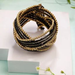 NVR Statement Gold Rhodium Plated Bracelets-26