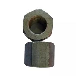 B K JAGAN & CO Size 25.4 mm (1 Inch) Hex Nut Steel Black (Set of 2)-19