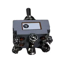 FTC 15 Amp DPDT On-Off-On Metal Toggle Switch, T 158 image 3