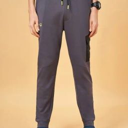 Ajile by Pantaloons Steel Grey Regular Fit Joggers-picture-39