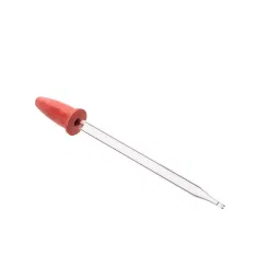 Biohall 150 mm Length Clear Dropper Pipette with Rubber Teat, BLS.PID.05 (Pack of 10)-39