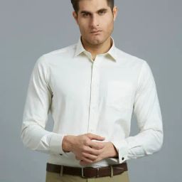 Reid & Taylor White Cotton Regular fit Solid Shirt-image-71