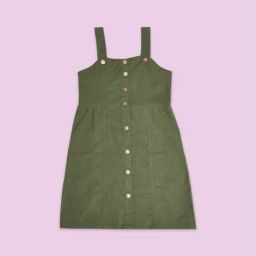 Pantaloons Junior Olive Cotton Regular Fit Dress-image-42