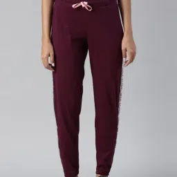 Dixcy Slimz Maroon Cotton Joggers-picture-14