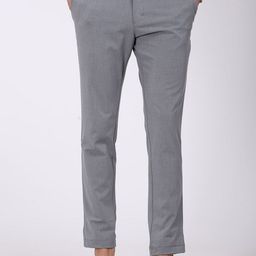 Indian Terrain Men Urban - C Tapered Fit Mid-Rise Formal Trousers-picture-41
