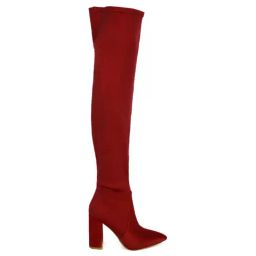 London Rag Women's Burgundy Casual Booties-image-32