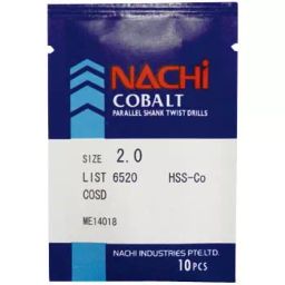 NACHI 2 mm HSSCo Drills COSD 6590902 - Made In Japan (Pack of 10 Piece)-image-90