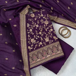 Koskii Unstitched Dress Material-picture-12
