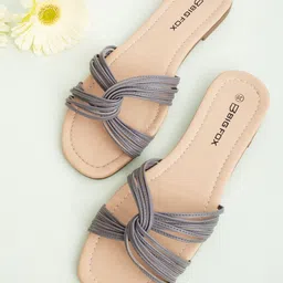 Big Fox Women Open Toe Flats With Bows-image-34