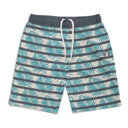 HELLCAT Kids Grey & Blue Striped Shorts-image-30