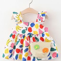 LULU & SKY Polka Dot Print Fit & Flare Dress-image-91