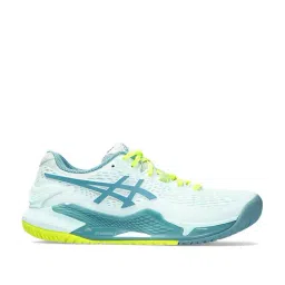 Asics Women's GEL-Resolution 9 Faded Green Tennis Shoes-image-81
