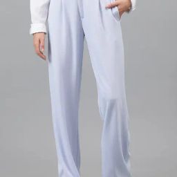 Kotty Light Purple Regular Fit High Rise Trousers-picture-25
