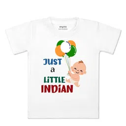 Arvesa First Republic Day Printed Kids Unisex T-shirt-image-24