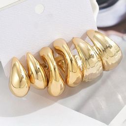 GOLDIWALA Contemporary Half Hoop Earrings-image-42