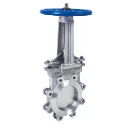 Flowtek 1.97 inch, 50 mm Stainless Steel Lug Type Hand Wheel Operated Knife Edge Gate Valve-picture-13