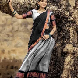 R K INFINITIVE Semi-Stitched Lehenga & Unstitched Blouse With Dupatta-12